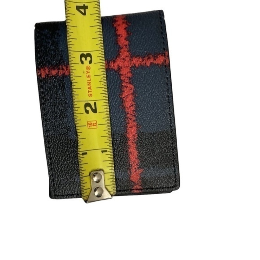 Coach plaid mini mens card wallet nwot - Picture 4 of 6